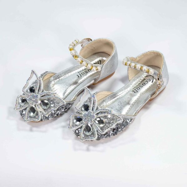 princess shoes silver