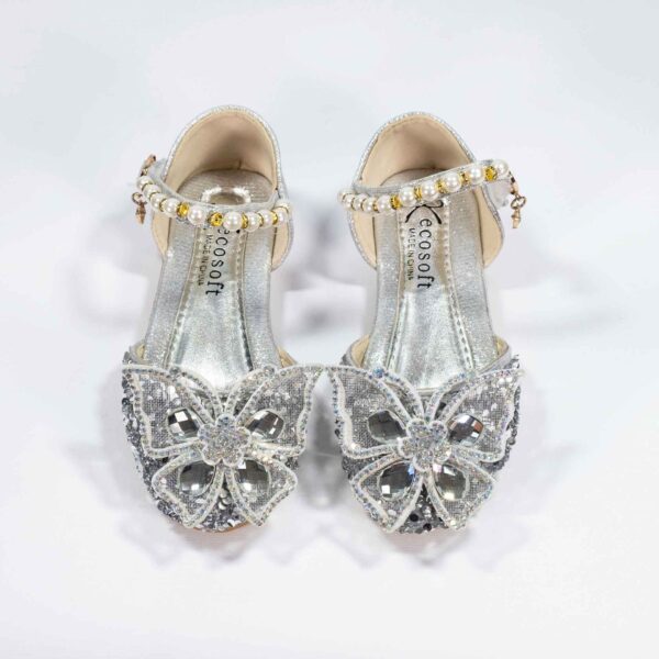 princess shoes silver